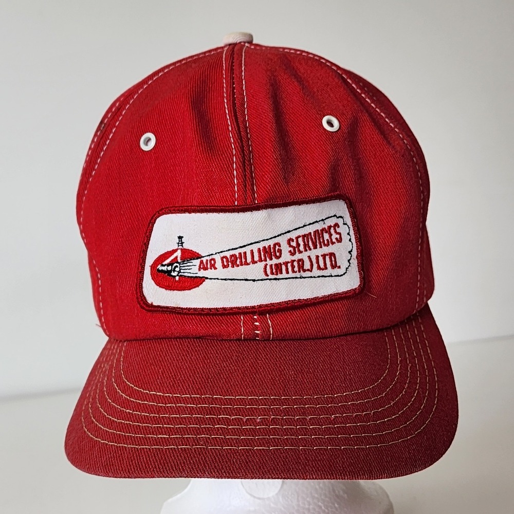 Vintage Air Drilling Services Baseball Cap Patch Trucker Hat Snapback 80s 90s‎